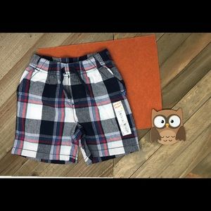 2T Jumping Beans Plaid Kids Boy Shorts